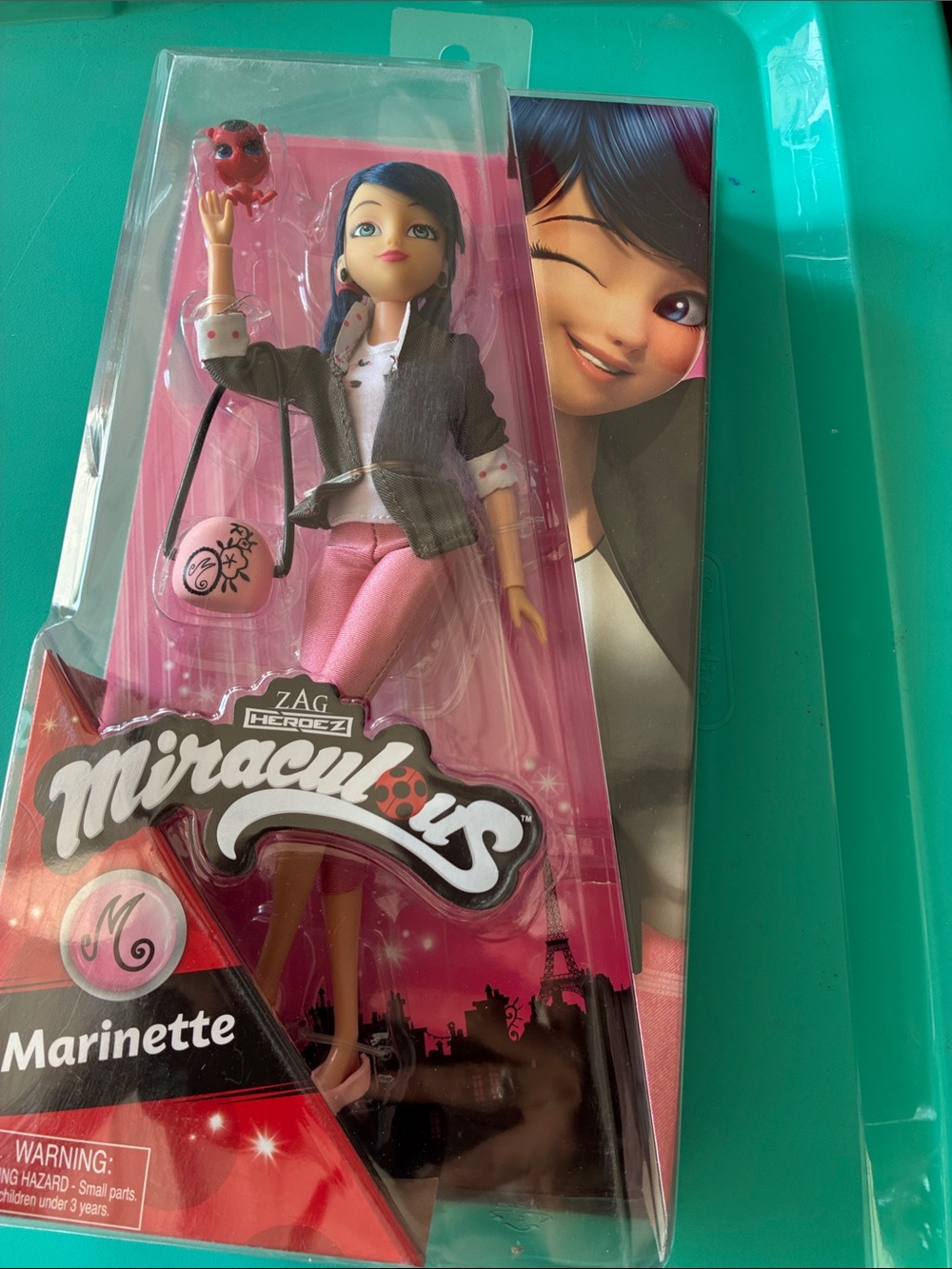 Miraculous Marinette Doll - Pink Pants and Shoes